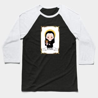 St Faustina Kowalska Great Love Catholic Quote Divine Mercy Baseball T-Shirt
